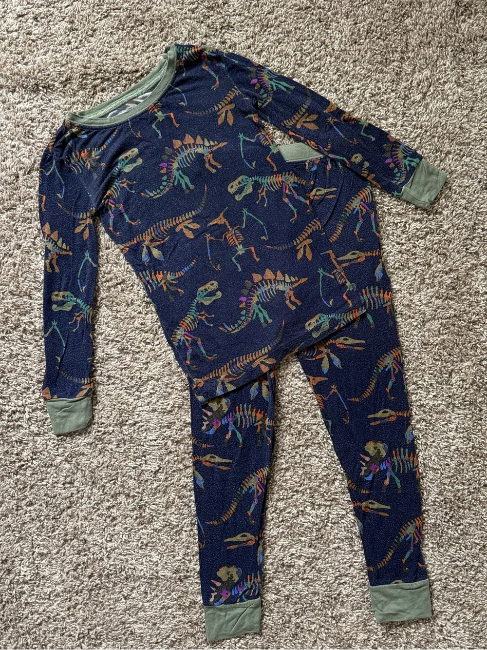 Little Sleepies Fossil Quest Two-Piece Pajama Set, 4T